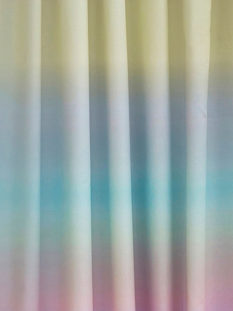 Rainbow Ombre Eyelet Blackout Curtains - Image 4 of 5