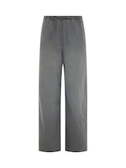 Long Tall Sally Grey Wide Leg Pull On Jeans - Image 5 of 6
