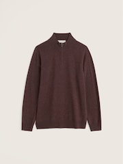 Καφετί - Seasalt Cornwall Prow 1/4 Zip Jumper - Εικόνα 4 από 4