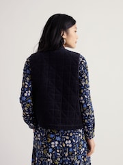 Seasalt Cornwall Blue Incoming Tide Gilet - Image 3 of 5