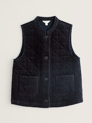 Seasalt Cornwall Blue Incoming Tide Gilet - Image 4 of 5