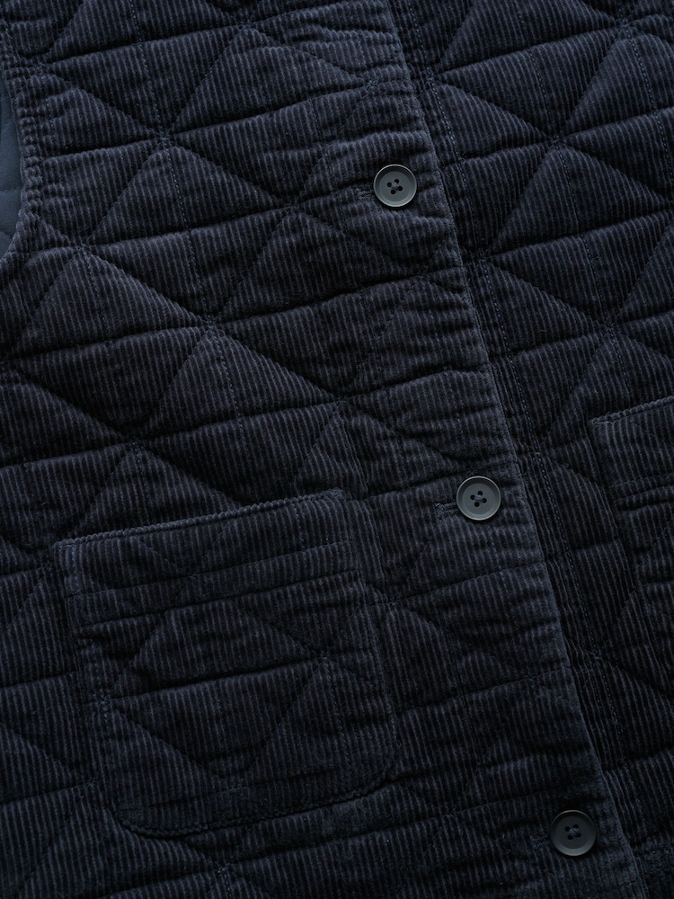 Seasalt Cornwall Blue Incoming Tide Gilet - Image 5 of 5 Seasalt Cornwall Blue Incoming Tide Gilet - Image 5 of 5