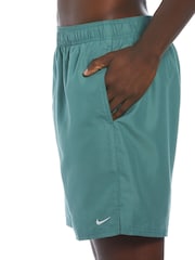 Nike Green 7 Inch Essential Volley Swim Shorts - Image 5 of 7