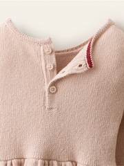 The White Company Pink Blend Jingles Knit & Tulle Dress - Image 3 of 4