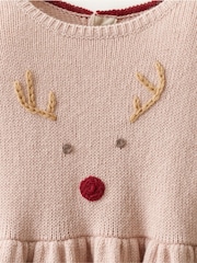 The White Company Pink Blend Jingles Knit & Tulle Dress - Image 4 of 4