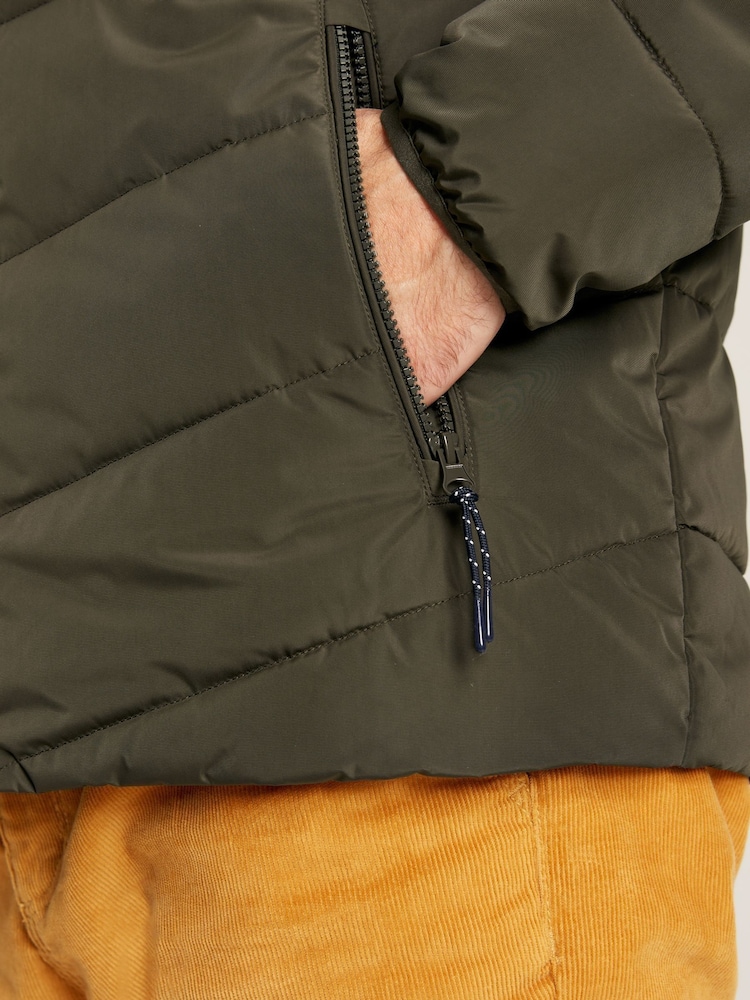 Joules Pearson Green Padded Shower Resistant Coat - Image 1 of 1