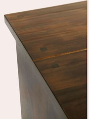 Laura Ashley Dark Chestnut Garrat 2 Drawer TV Stand - Image 4 of 6