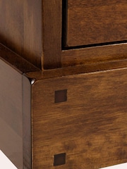 Laura Ashley Dark Chestnut Garrat 2 Drawer TV Stand - Image 6 of 6