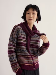Seasalt Cornwall Purple Wild Bilberry Scarf - Image 2 of 4