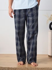 Ice Blue Check Short Sleeve Pyjamas Set - Image 3 of 7