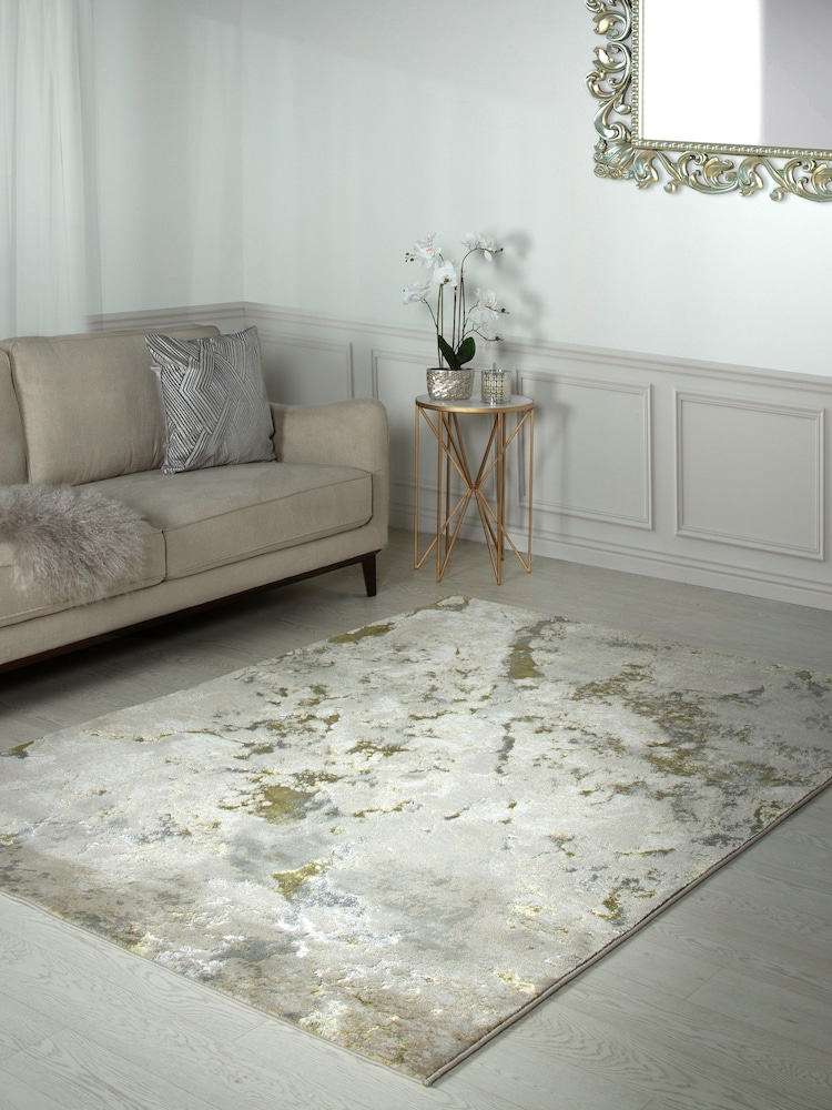 Asiatic Rugs Gold Aurora Galaxy Rug - Image 1 of 4