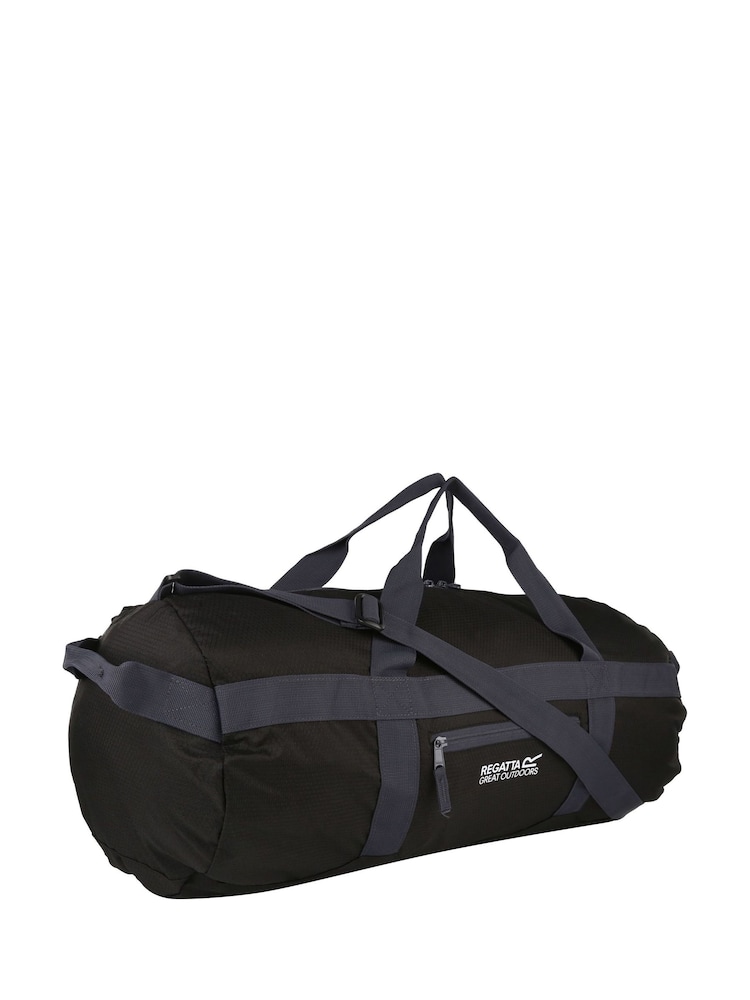 Regatta Black Packaway Duffle Bag 60L - Image 2 of 5 Regatta Black Packaway Duffle Bag 60L - Image 2 of 5