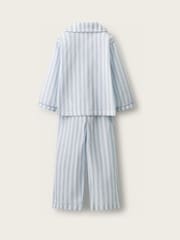 Tradicionalna pidžama opuštenog kroja The White Company Striped sa poplinskim cevkama - Slika 2 od 4