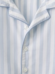 Tradicionalna pidžama opuštenog kroja The White Company Striped sa poplinskim cevkama - Slika 4 od 4