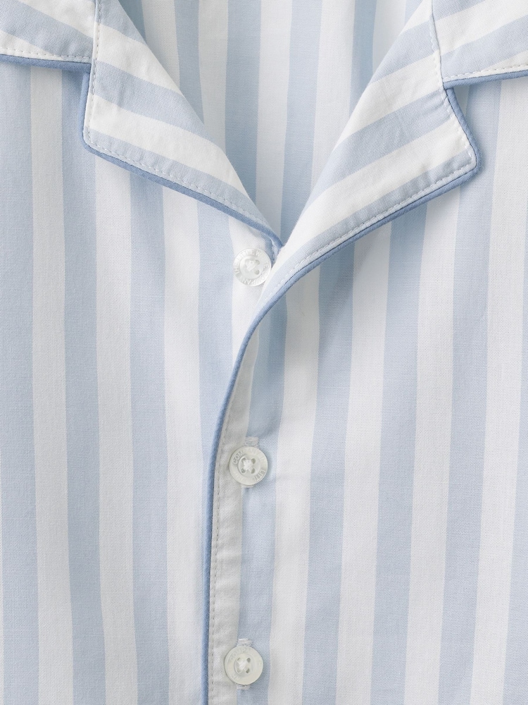 Tradicionalna pidžama opuštenog kroja The White Company Striped sa poplinskim cevkama - Slika 4 od 4 Tradicionalna pidžama opuštenog kroja The White Company Striped sa poplinskim cevkama - Slika 4 od 4