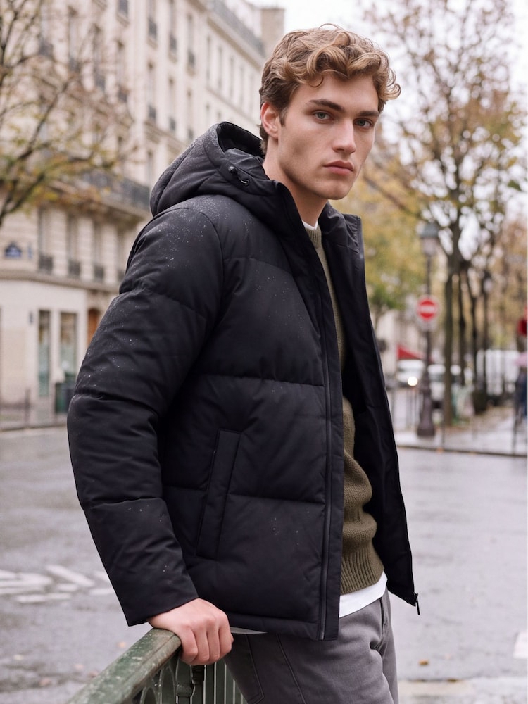 Negro - Chaqueta acolchada con capucha de Jack & Jones - Imagen 1 de 3 Negro - Chaqueta acolchada con capucha de Jack & Jones - Imagen 1 de 3