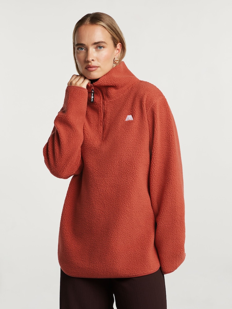 4th Arq Orange Lennox Half-Zip Fleece - Image 1 of 4