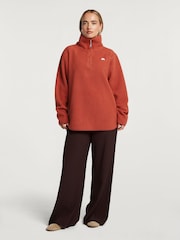 4th Arq Orange Lennox Half-Zip Fleece - Image 3 of 4