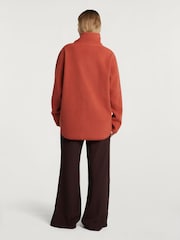 4th Arq Orange Lennox Half-Zip Fleece - Image 4 of 4
