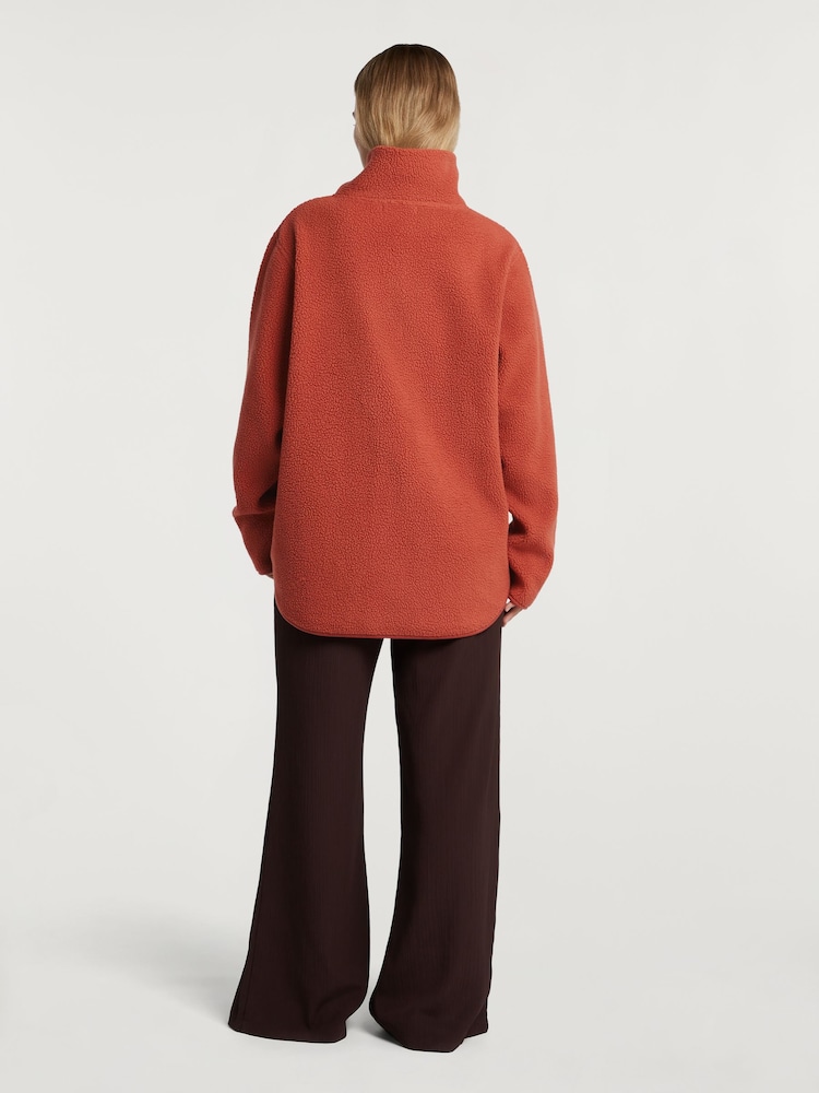 4th Arq Orange Lennox Half-Zip Fleece - Image 4 of 4