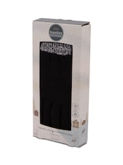Guantes de invierno de punto elástico con interior cepillado y compatibilidad con pantallas para hombre de Totes - Imagen 3 de 4