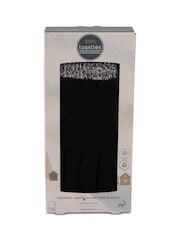 Guantes de invierno de punto elástico con interior cepillado y compatibilidad con pantallas para hombre de Totes - Imagen 4 de 4