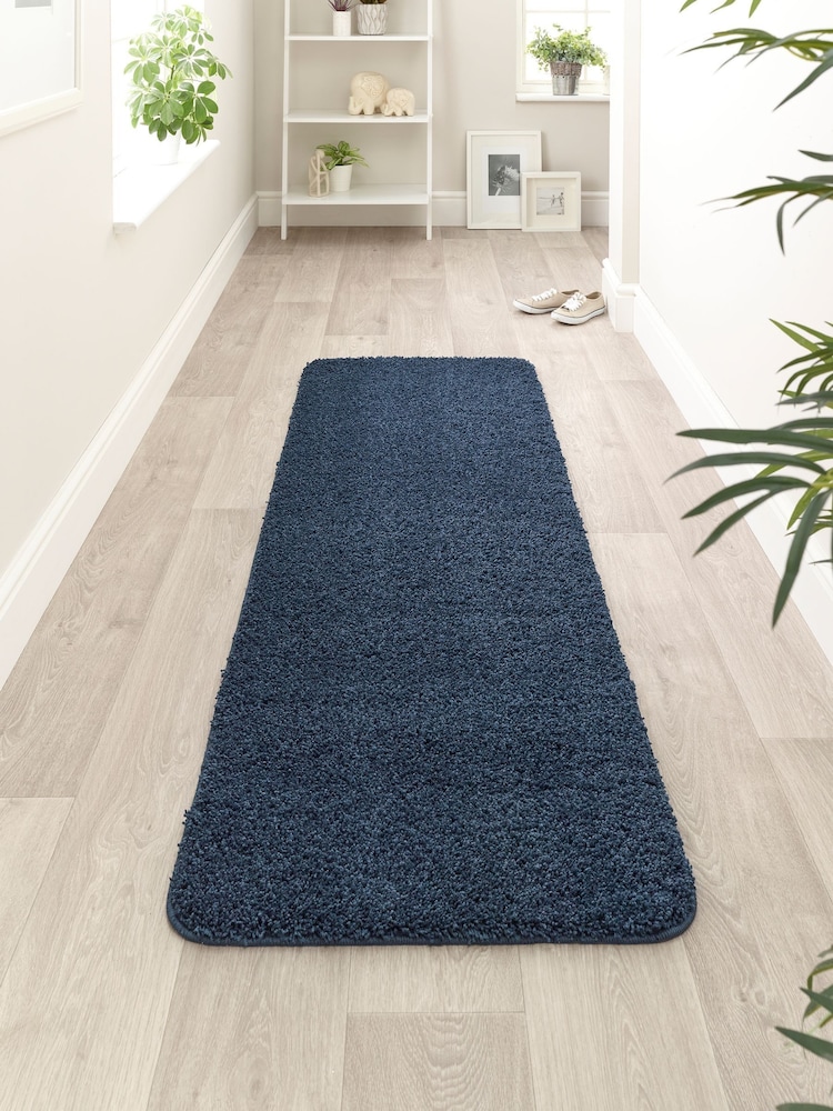 My Rug Blue Washable And Stain Resistant And So Soft Textured Rug - Image 2 of 6 My Rug Blue Washable And Stain Resistant And So Soft Textured Rug - Image 2 of 6