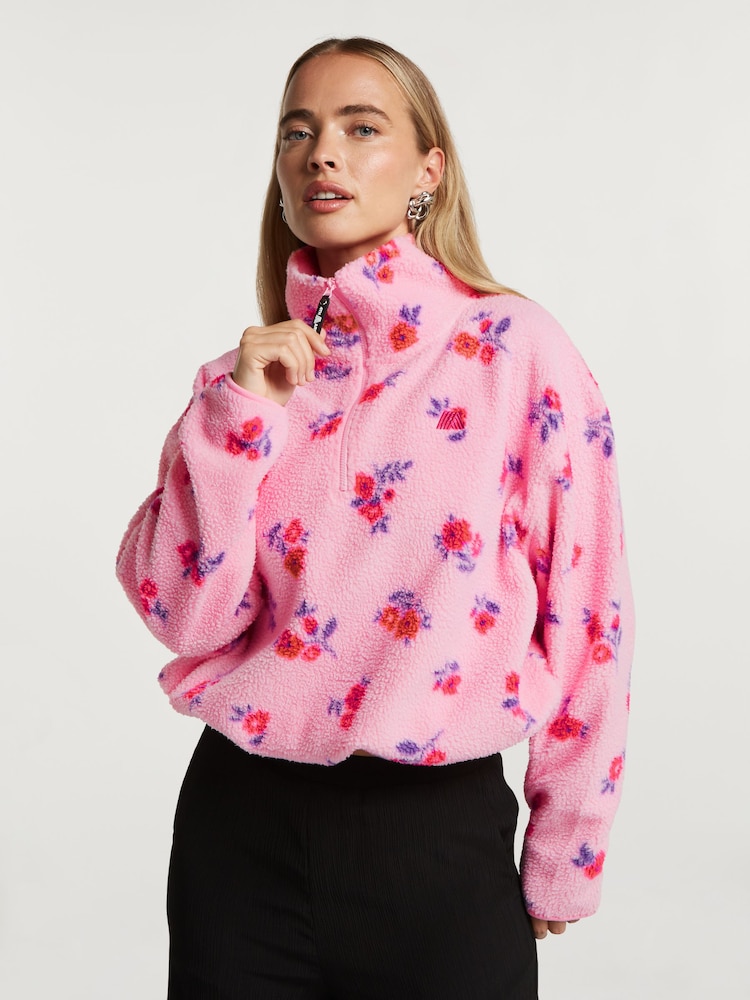 4th Arq Pink Phoenix Half-Zip Fleece - Image 1 of 6