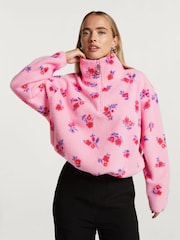 4th Arq Pink Phoenix Half-Zip Fleece - Image 2 of 6