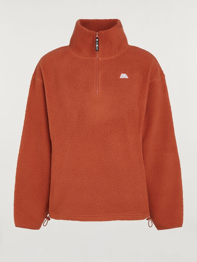 4th Arq Orange Alix Half-Zip Fleece - Image 5 of 5