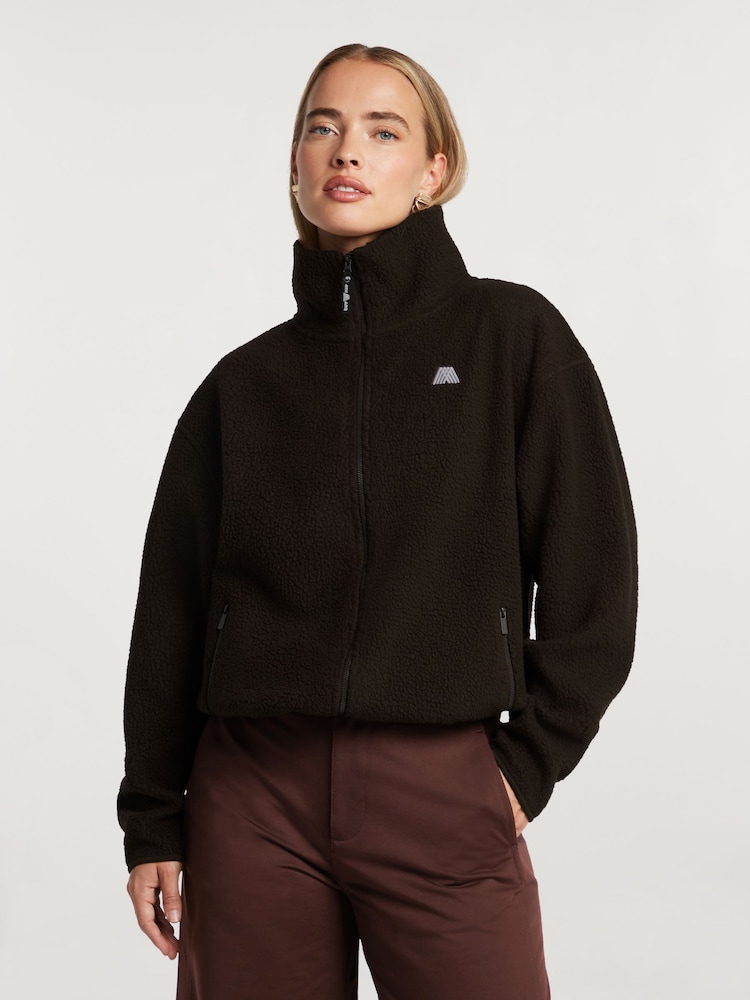 4th Arq Brown Alix Half-Zip Fleece - Image 1 of 5