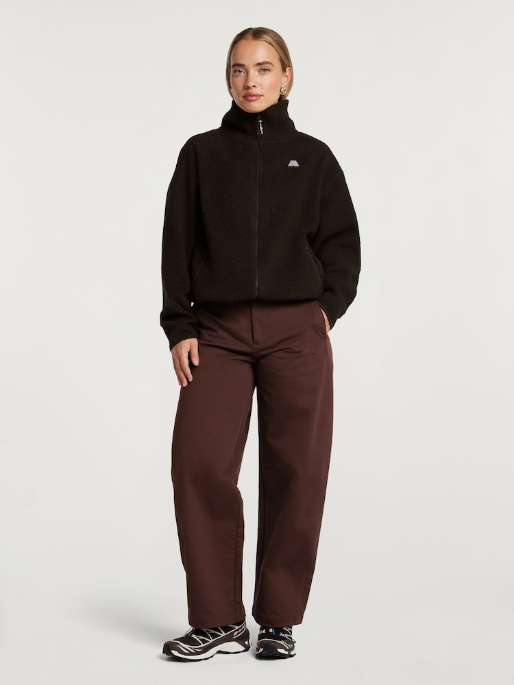 4th Arq Brown Alix Half-Zip Fleece - Image 2 of 5