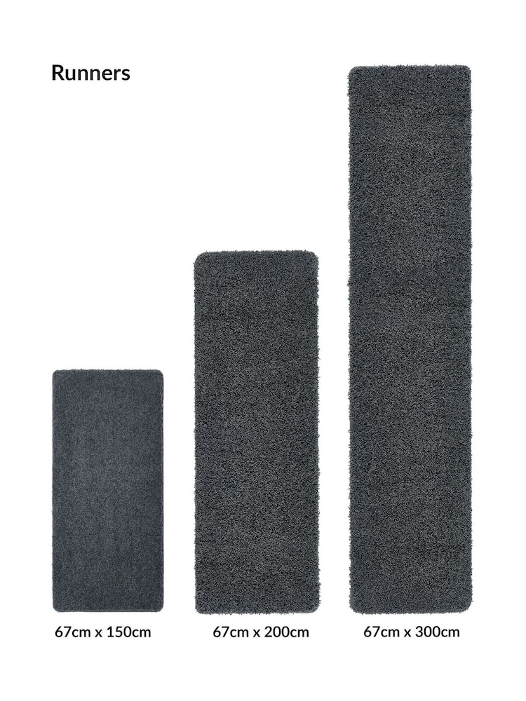 My Rug Charcoal Grey Soft Stain Resistant And Washable Rug - Image 5 of 5