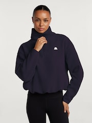 4th Arq Navy Blue Phoenix Half-Zip Fleece - Image 1 of 5