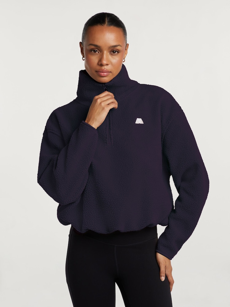 4th Arq Navy Blue Phoenix Half-Zip Fleece - Image 1 of 5