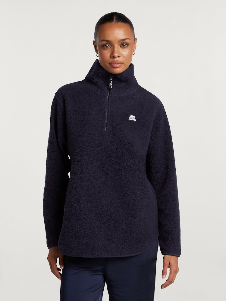 4th Arq Navy Blue Lennox Half-Zip Fleece - Image 1 of 5