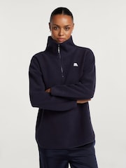 4th Arq Navy Blue Lennox Half-Zip Fleece - Image 2 of 5