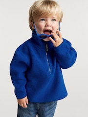 4th Arq Blue Kids Half-Zip Fleece - Image 1 of 4