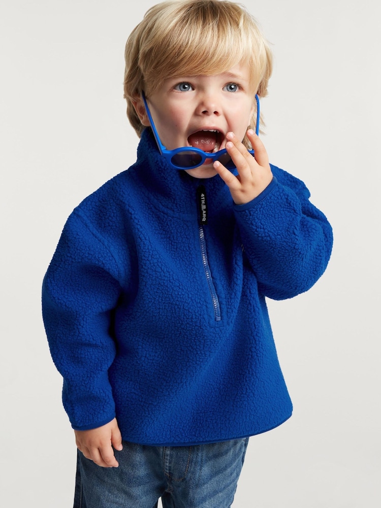 4th Arq Blue Kids Half-Zip Fleece - Image 1 of 4