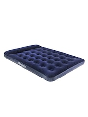 Silentnight Blue Camping Collection Flock Footpump Airbed Airbed - Image 1 of 5