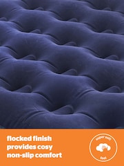Silentnight Blue Camping Collection Flock Footpump Airbed Airbed - Image 4 of 5