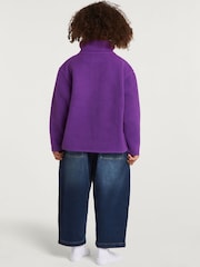 4th Arq Purple Kids Half-Zip Fleece - Image 2 of 4