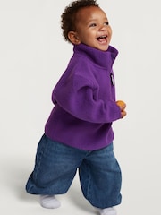 4th Arq Purple Kids Half-Zip Fleece - Image 4 of 4