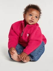 4th Arq Dark Pink Kids Half-Zip Fleece - Image 3 of 5