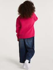 4th Arq Dark Pink Kids Half-Zip Fleece - Image 4 of 5