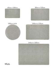 My Rug Grey Washable And Stain Resistant And So Soft Textured Rug - Image 4 of 5