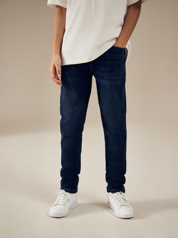 Blue Indigo Skinny Fit Stretch Jeans (3-17yrs) - Image 1 of 4