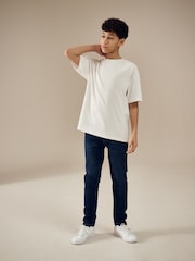 Blue Indigo Skinny Fit Stretch Jeans (3-17yrs) - Image 2 of 4