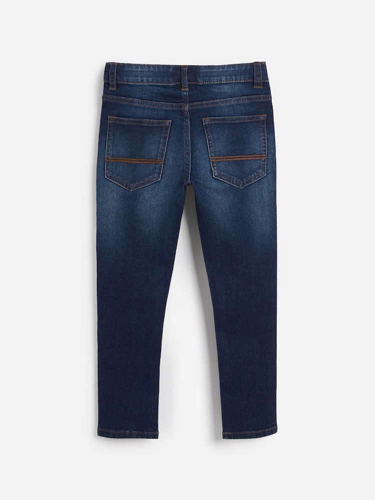 Blue Indigo Skinny Fit Stretch Jeans (3-17yrs) - Image 6 of 8