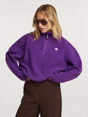 4th Arq Purple Phoenix Half-Zip Fleece - Image 1 of 6